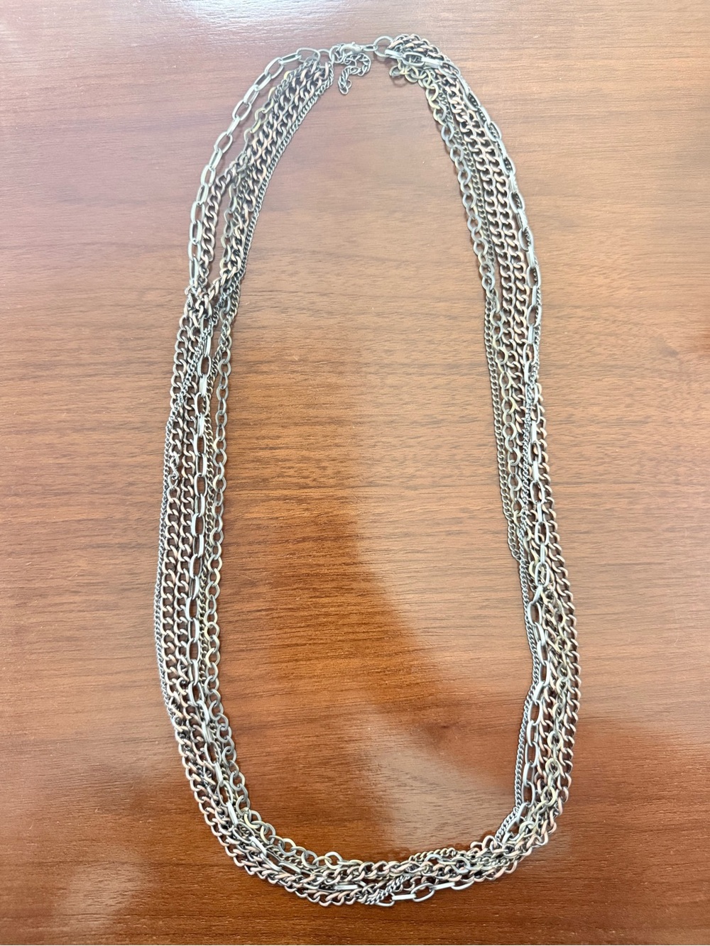 Boutique Mixed Metal Layered Necklace